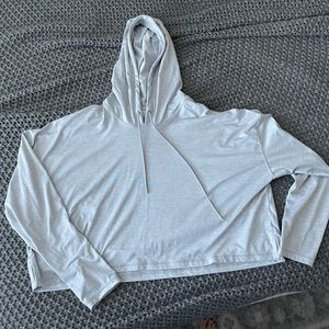 Athleta lightweight cropped sweatshirt